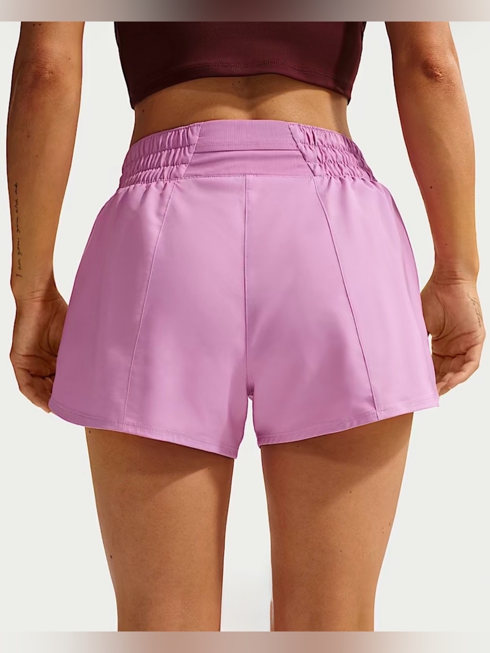 NWT Nike One Women's Dri-FIT Mid-Rise 3" Brief-Lined Shorts Size S (4-6) - Picture 3 of 7
